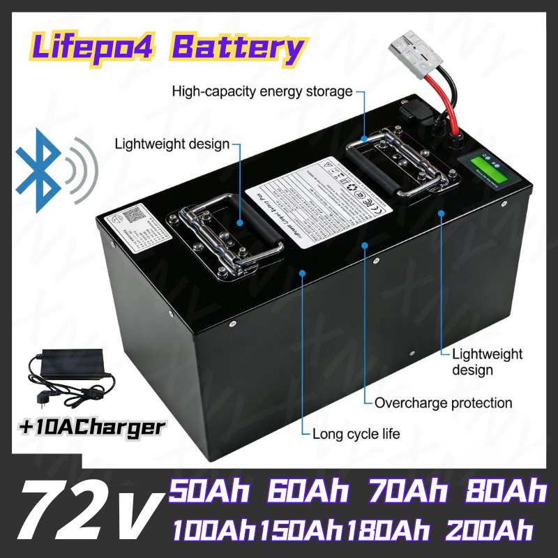 72V 60Ah Lifepo4 Battery Pack - Pin Lithium XNY-72V LifePo4 50Ah 60AH