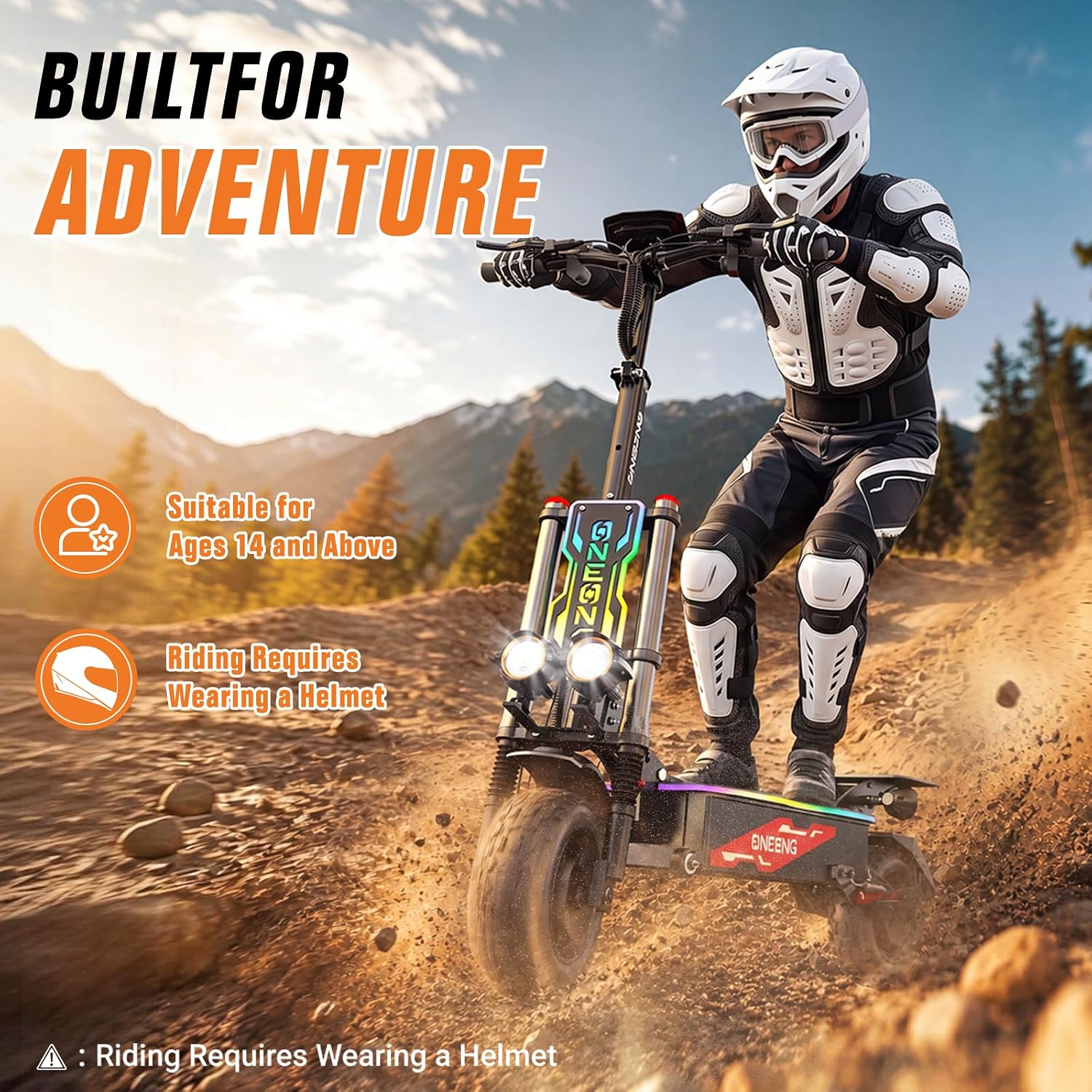 ONEONA GT8 Foldable Off Road E - đánh giá và giá 60V 5600W Dual Motor Electric Scooter