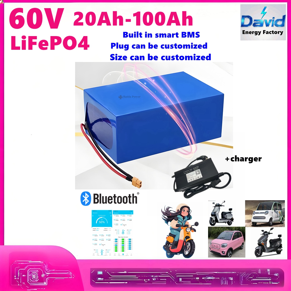 60V scooter tricycle 30ah 60ah - đánh giá và giá 60V 30Ah Electric Scooter Battery
