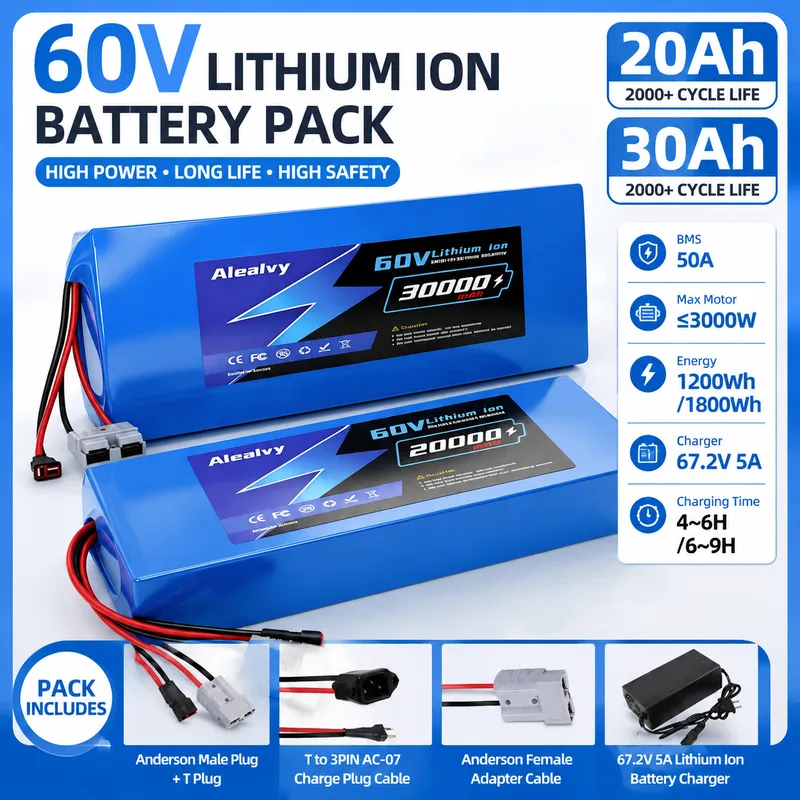 60V 20AH 30AH 21700 Lithium Ba - đánh giá và giá 60V 30Ah Electric Scooter Battery