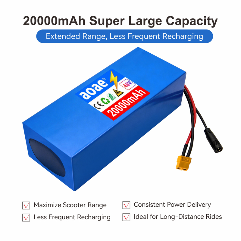 Pin xe điện 48V 13S5P 20Ah, sử - đánh giá và giá 60V 30Ah Electric Scooter Battery