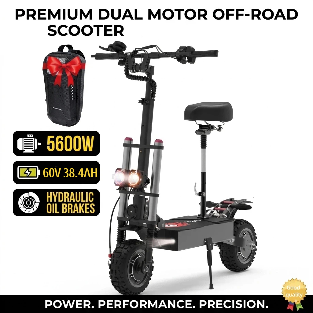 Electric Scooter for Adults, 5 - đánh giá và giá 60V 5600W Dual Motor Electric Scooter